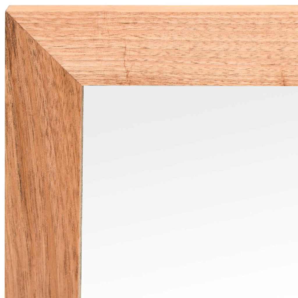 vidaXL Wall Mirror 55x55 cm Solid Wood Walnut 6