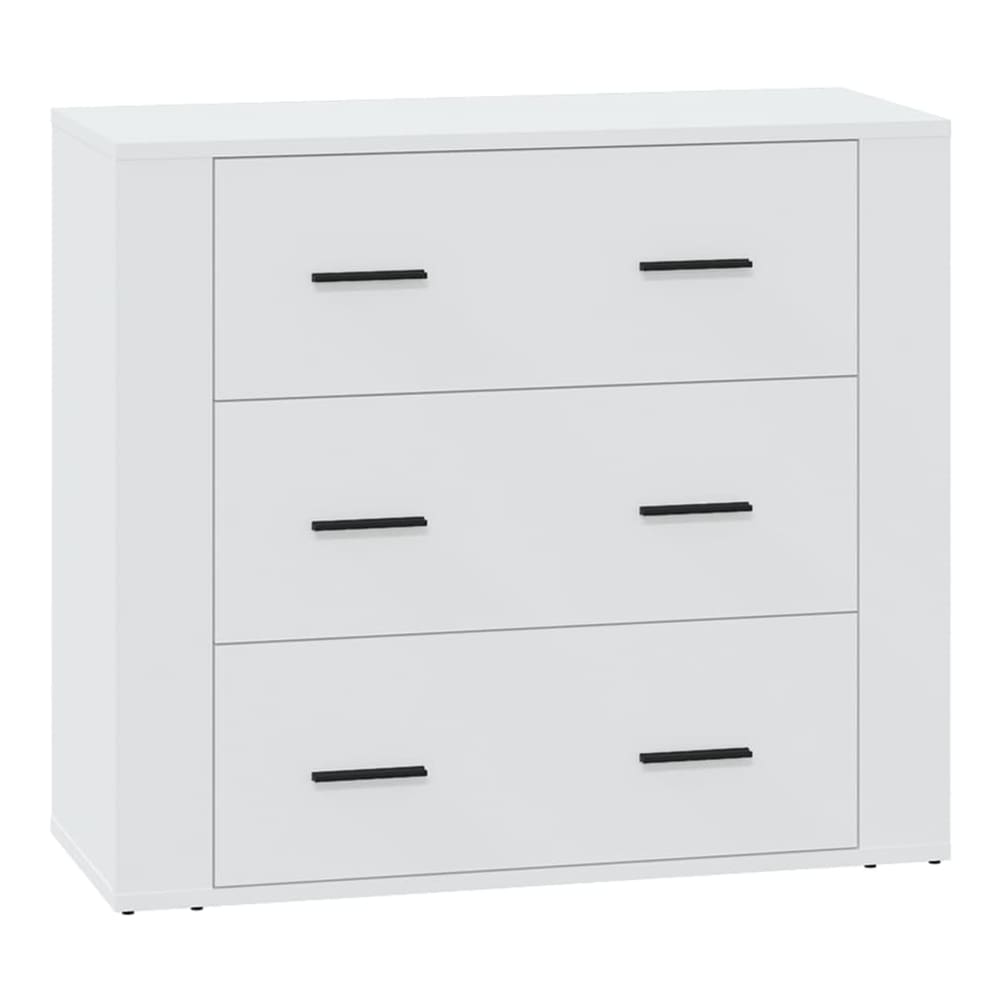 Sideboard 80x33x70 cm Engineered Wood White