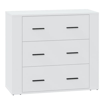 Sideboard 80x33x70 cm Engineered Wood White