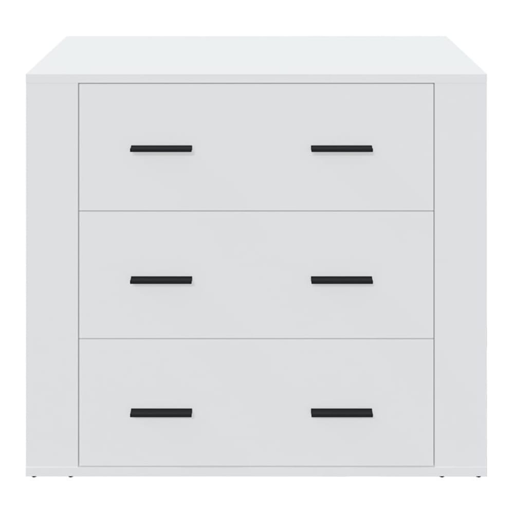 Sideboard 80x33x70 cm Engineered Wood White