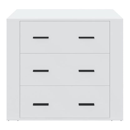 Sideboard 80x33x70 cm Engineered Wood White