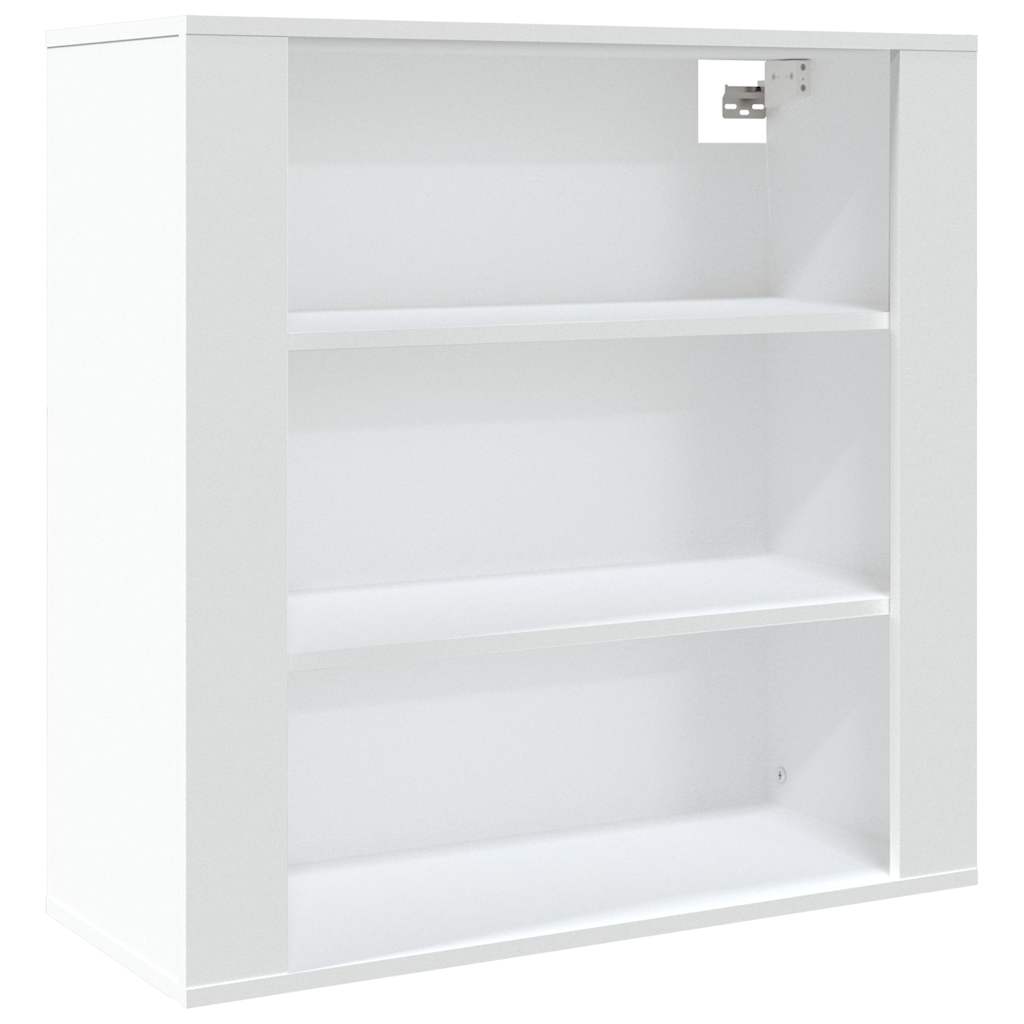 vidaXL Wall Cabinet White 80x33x80 cm Engineered Wood 2