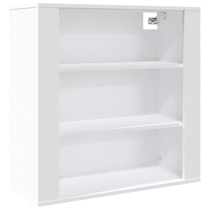 vidaXL Wall Cabinet White 80x33x80 cm Engineered Wood 2