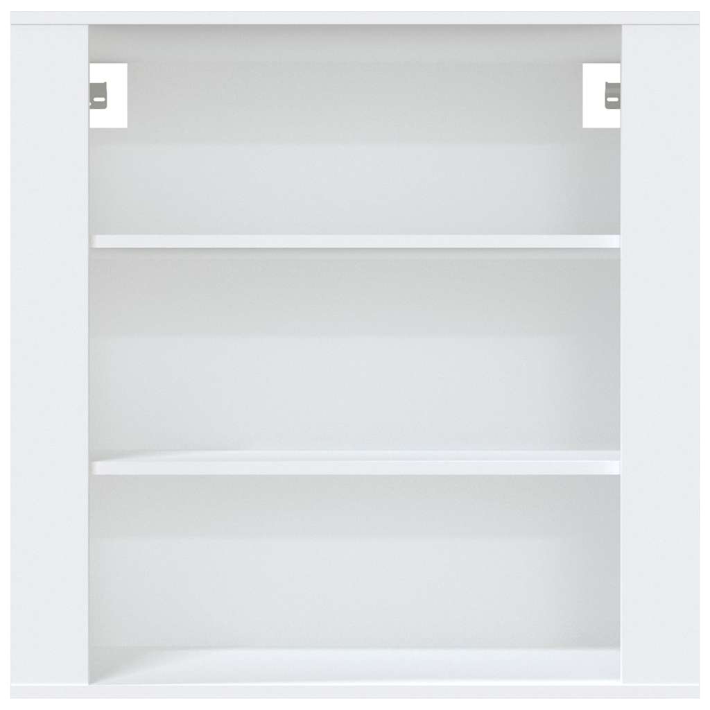 vidaXL Wall Cabinet White 80x33x80 cm Engineered Wood 3