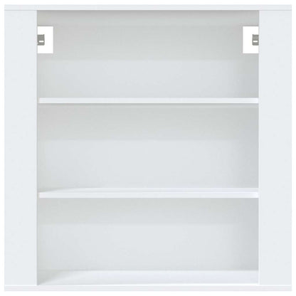 vidaXL Wall Cabinet White 80x33x80 cm Engineered Wood 3