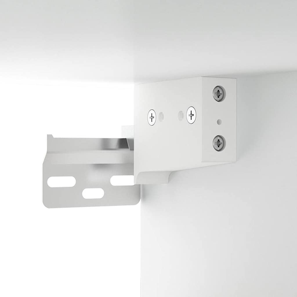 vidaXL Wall Cabinet White 80x33x80 cm Engineered Wood 5