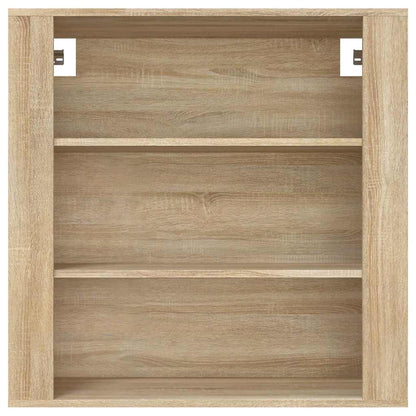 vidaXL Wall Cabinet Sonoma Oak 80x33x80 cm Engineered Wood 3