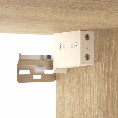 vidaXL Wall Cabinet Sonoma Oak 80x33x80 cm Engineered Wood 5