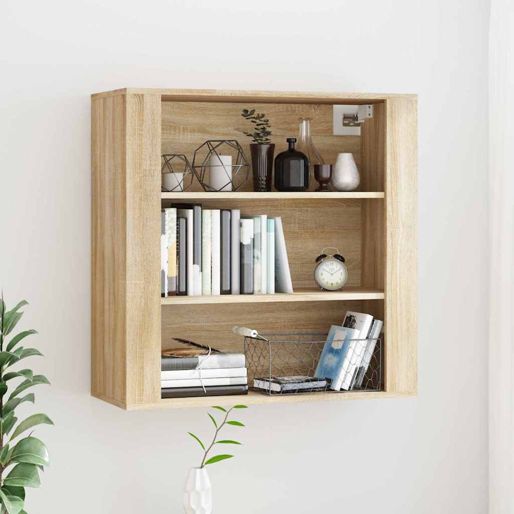 vidaXL Wall Cabinet Sonoma Oak 80x33x80 cm Engineered Wood 1