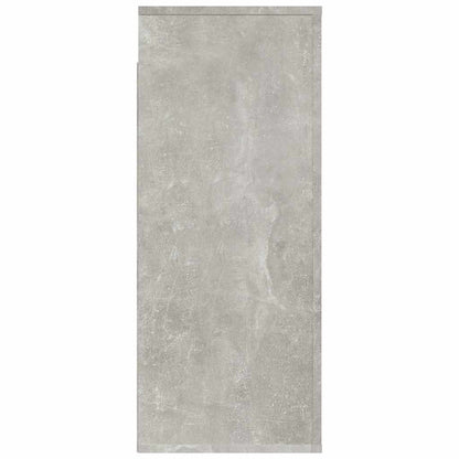 vidaXL Wall Cabinet Concrete Grey 80x33x80 cm Engineered Wood 4