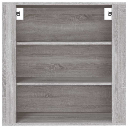 vidaXL Wall Cabinet Grey Sonoma 80x33x80 cm Engineered Wood 3