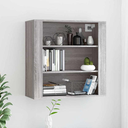 vidaXL Wall Cabinet Grey Sonoma 80x33x80 cm Engineered Wood 1