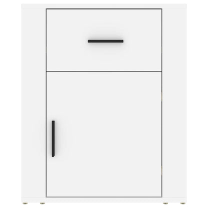 vidaXL Bedside Cabinet White 50x36x60 cm Engineered Wood 6