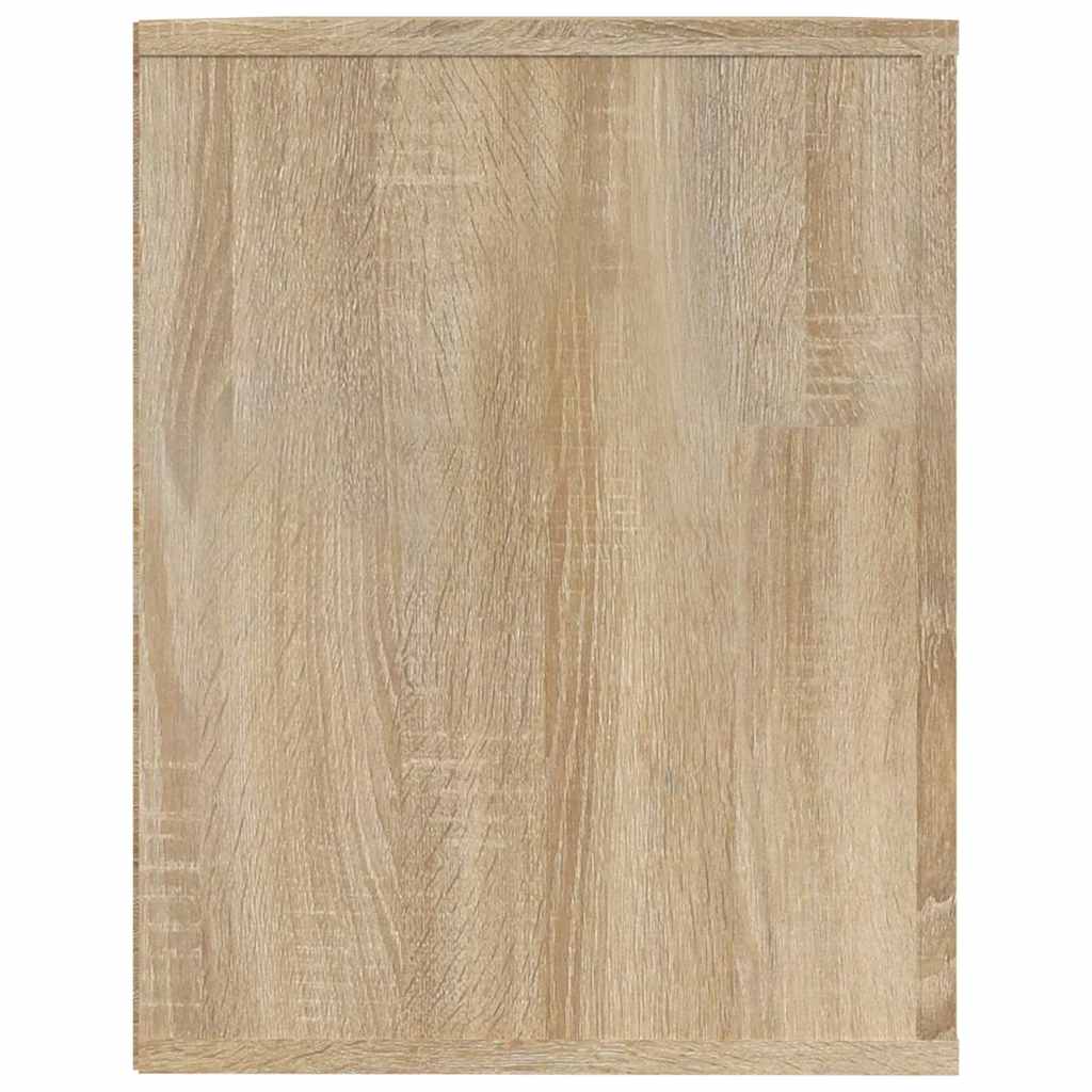 vidaXL Shoe Rack Sonoma Oak 75x35x45 cm Engineered Wood 6