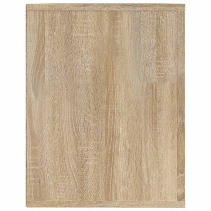 vidaXL Shoe Rack Sonoma Oak 75x35x45 cm Engineered Wood 6