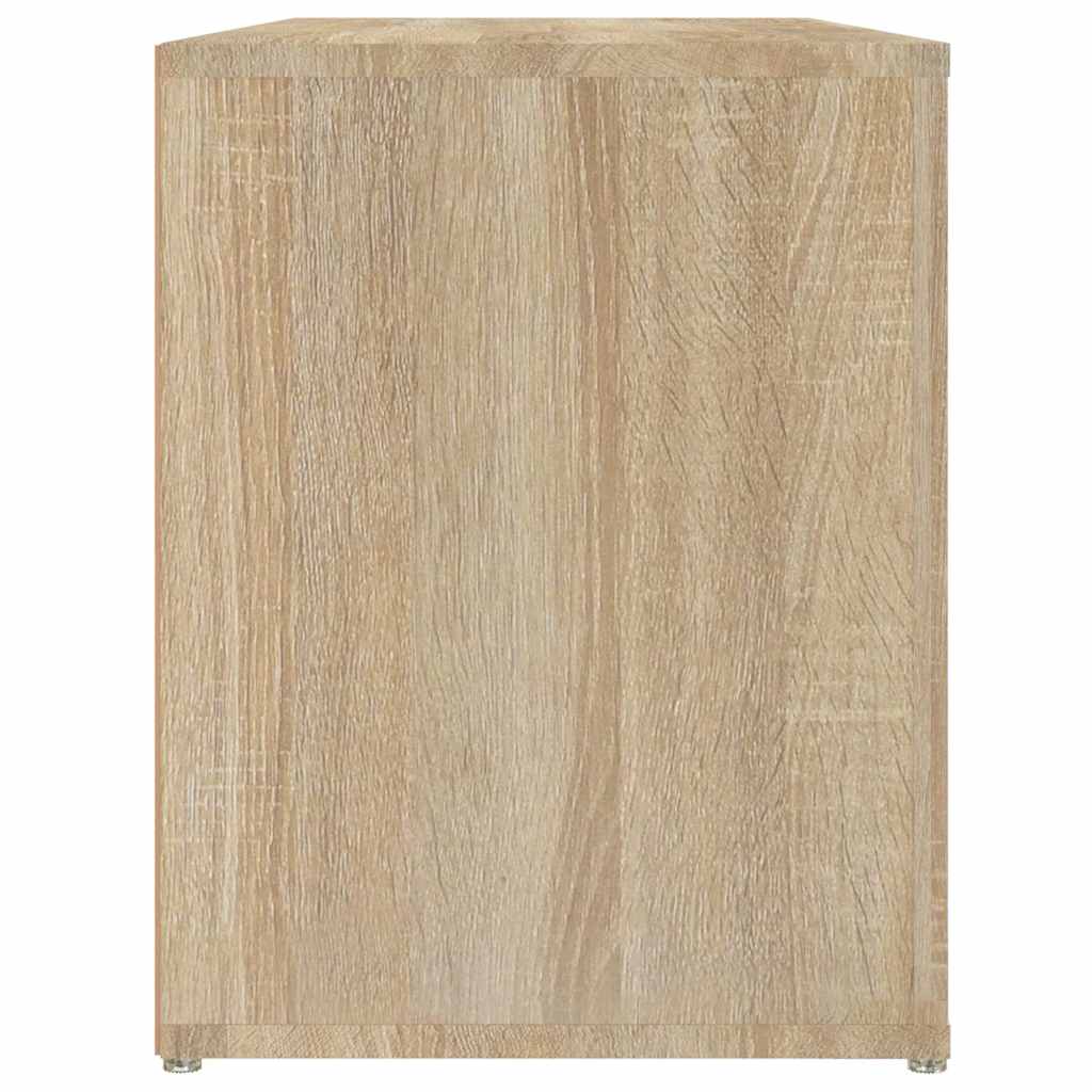 vidaXL Shoe Rack Sonoma Oak 100x35x45 cm Engineered Wood 5