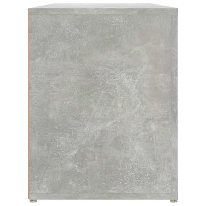 vidaXL Shoe Rack Concrete Grey 100x35x45 cm Engineered Wood 6