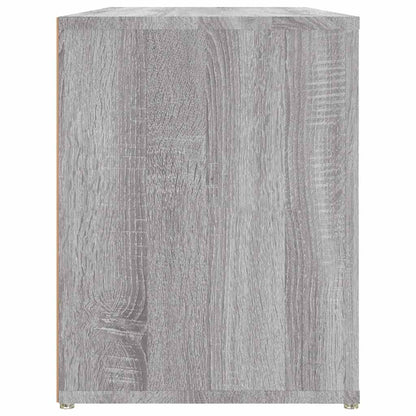 vidaXL Shoe Rack Grey Sonoma 100x35x45 cm Engineered Wood 6
