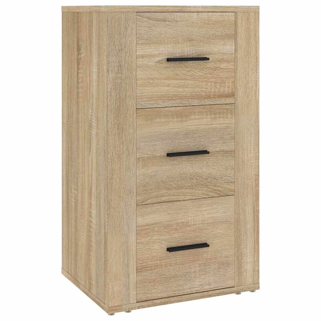 vidaXL Sideboard Sonoma Oak 40x33x70 cm Engineered Wood 2