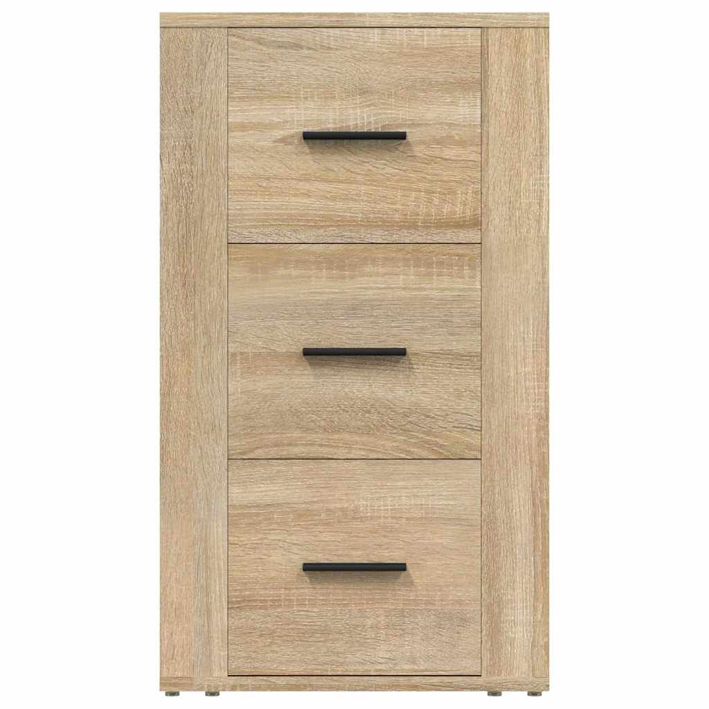 vidaXL Sideboard Sonoma Oak 40x33x70 cm Engineered Wood 3