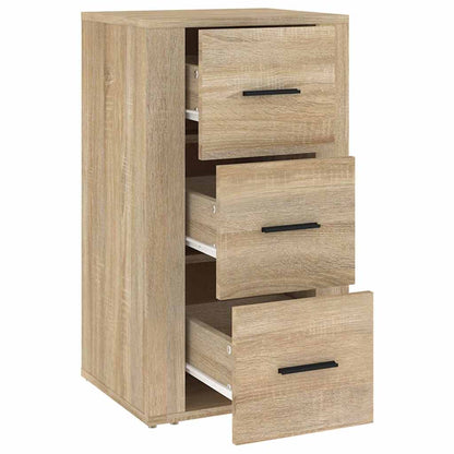 vidaXL Sideboard Sonoma Oak 40x33x70 cm Engineered Wood 4