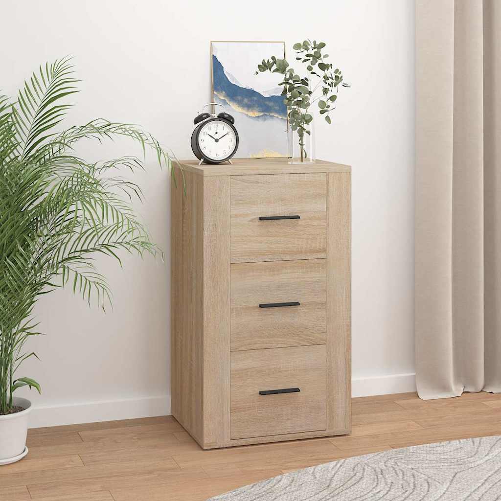 vidaXL Sideboard Sonoma Oak 40x33x70 cm Engineered Wood 1