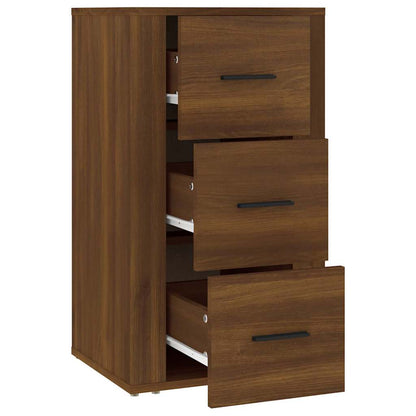 vidaXL Sideboard Brown Oak 40x33x70 cm Engineered Wood 4