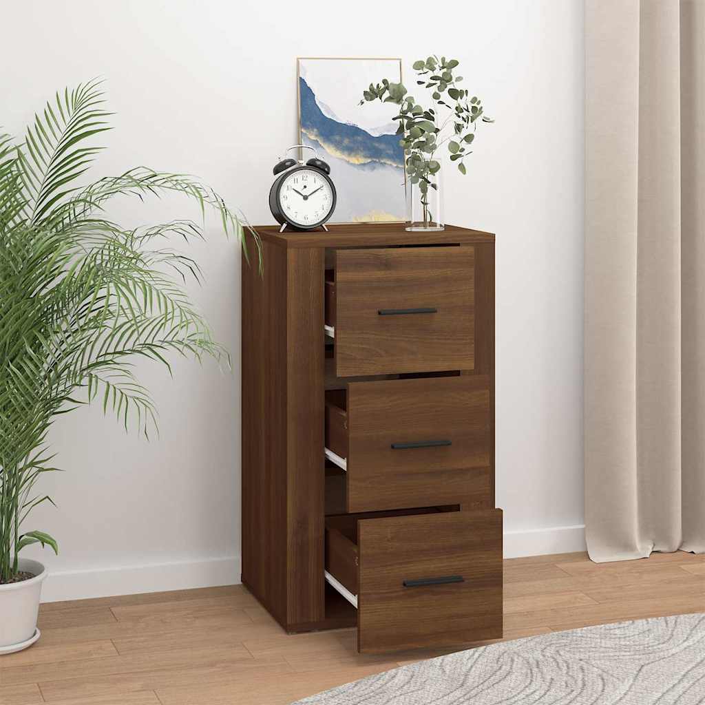 vidaXL Sideboard Brown Oak 40x33x70 cm Engineered Wood 6