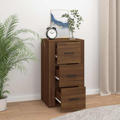 vidaXL Sideboard Brown Oak 40x33x70 cm Engineered Wood 6