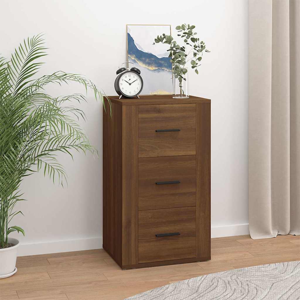 vidaXL Sideboard Brown Oak 40x33x70 cm Engineered Wood 1