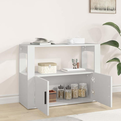 vidaXL Sideboard | White | Engineered wood | Medium | Sideboard | Rectangular 3