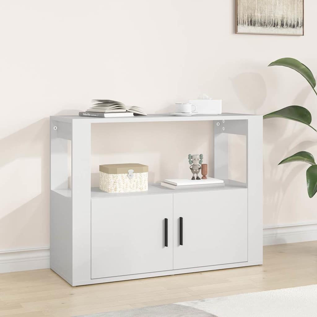 vidaXL Sideboard | White | Engineered wood | Medium | Sideboard | Rectangular 1