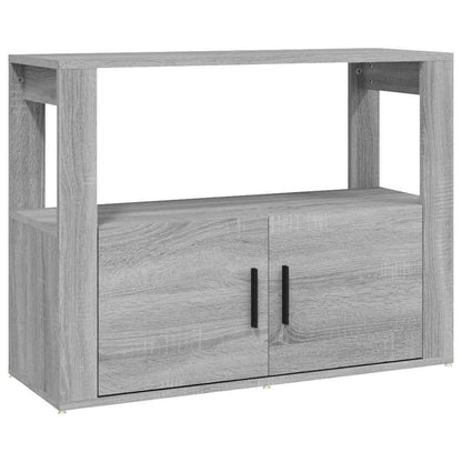 vidaXL Sideboard Grey Sonoma 80x30x60 cm Engineered Wood 2