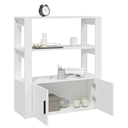 vidaXL Sideboard White 80x30x90 cm Engineered Wood 5