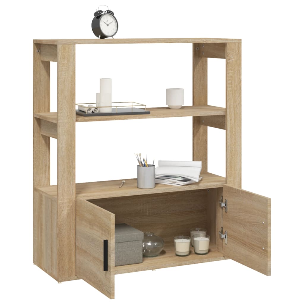 vidaXL Sideboard | Sonoma Oak | Engineered Wood | Medium | Sideboard 5