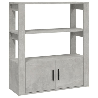 vidaXL Sideboard | Concrete grey | Engineered wood | 80x30x90 cm | Sideboard 2
