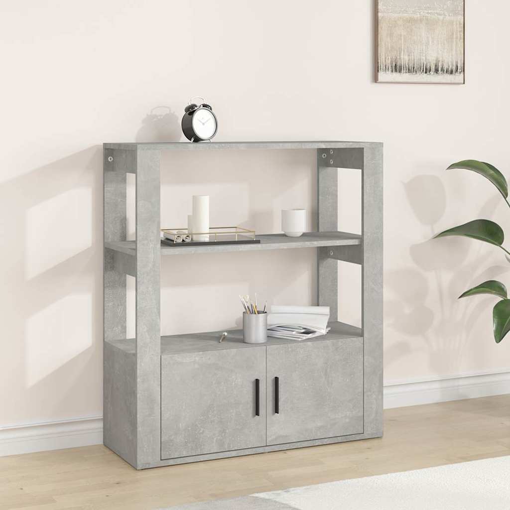 vidaXL Sideboard | Concrete grey | Engineered wood | 80x30x90 cm | Sideboard 1
