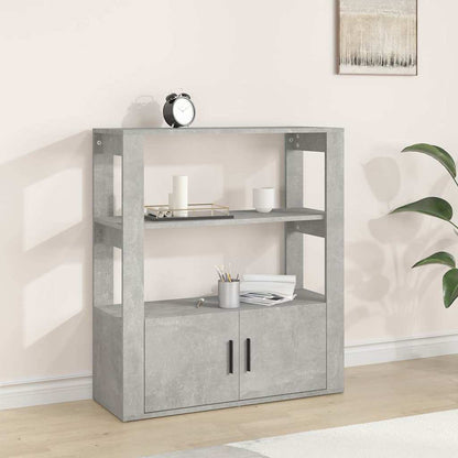 vidaXL Sideboard | Concrete grey | Engineered wood | 80x30x90 cm | Sideboard 1