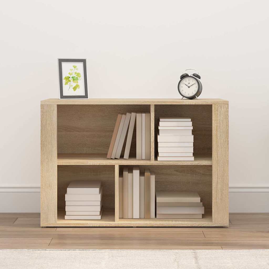 vidaXL Sideboard Sonoma Oak 80x30x54 cm Engineered Wood 3