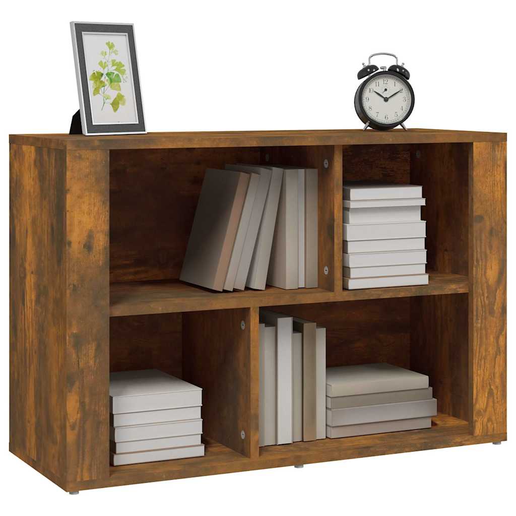 vidaXL Sideboard Smoked Oak 80x30x54 cm Engineered Wood 4