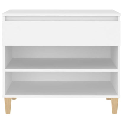 vidaXL Shoe Cabinet White 70x36x60 cm Engineered Wood 6
