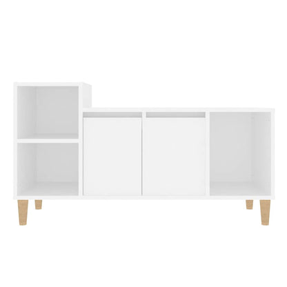 vidaXL TV Cabinet White 100x35x55 cm Engineered Wood 5