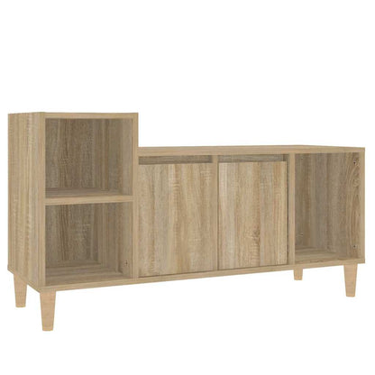 vidaXL TV Cabinet Sonoma Oak 100x35x55 cm Engineered Wood 2