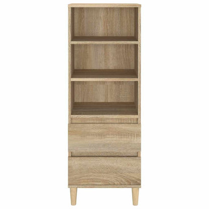 vidaXL Highboard Sonoma Oak 40x36x110 cm Engineered Wood 3