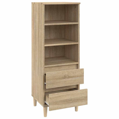 vidaXL Highboard Sonoma Oak 40x36x110 cm Engineered Wood 4