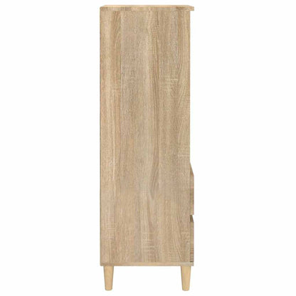 vidaXL Highboard Sonoma Oak 40x36x110 cm Engineered Wood 5