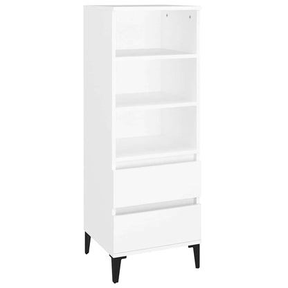 vidaXL Highboard White 40x36x110 cm Engineered Wood 2