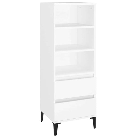 vidaXL Highboard White 40x36x110 cm Engineered Wood 2