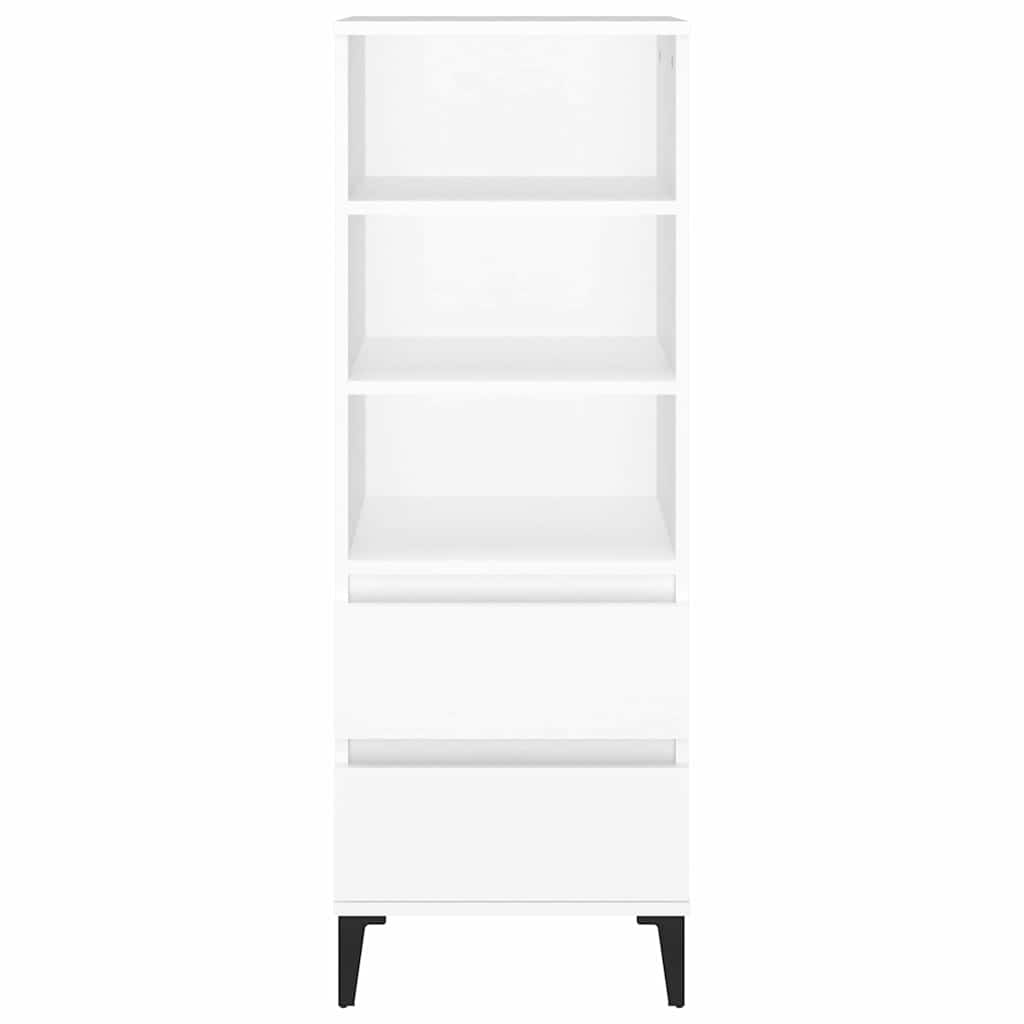 vidaXL Highboard White 40x36x110 cm Engineered Wood 4