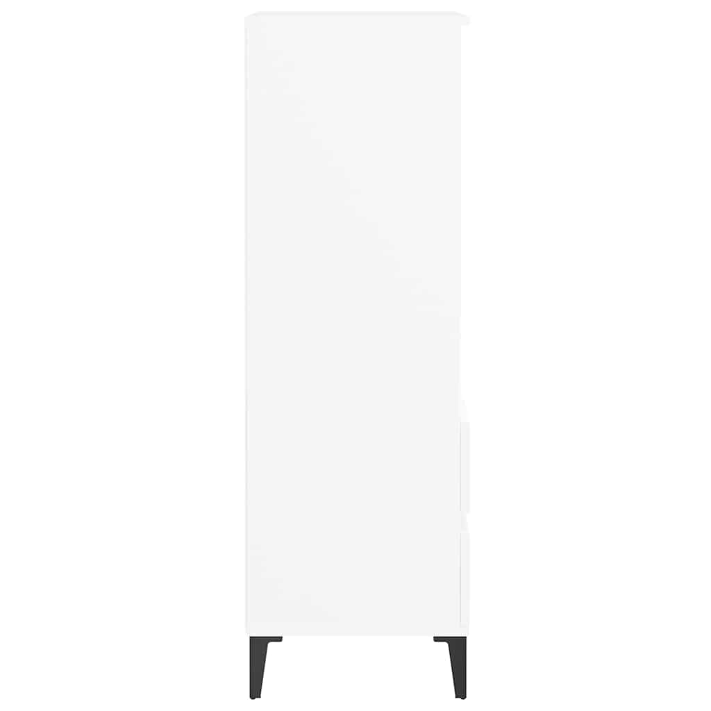 vidaXL Highboard White 40x36x110 cm Engineered Wood 6